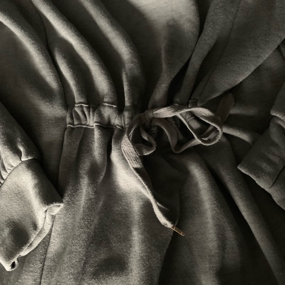 Cinched Waist Sweat Shirt Dress - Picture 2 of 6